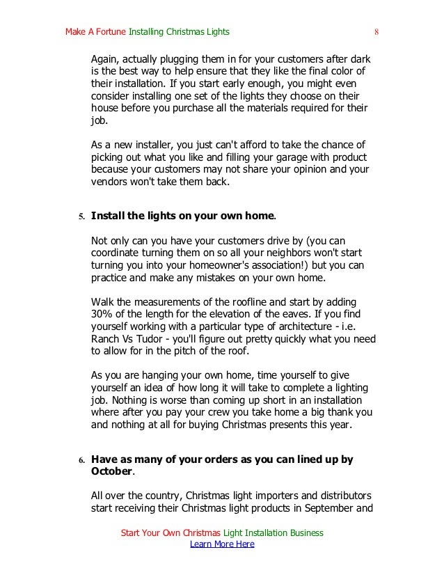 Christmas Light Franchises Christmas Light Installation Business