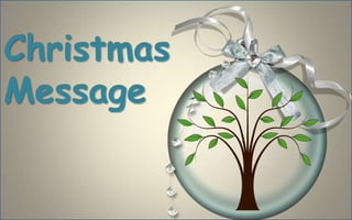 Christmas Message | PPT