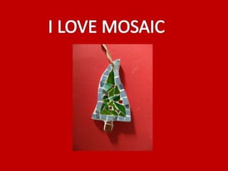 Christmas mosaic