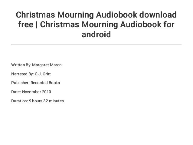 Christmas Mourning Audiobook download free | Christmas Mourning Audio…