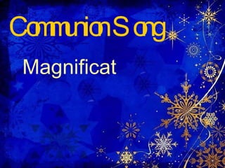 Communion Song Magnificat 