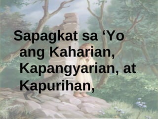 Sapagkat sa ‘Yo ang Kaharian, Kapangyarian, at Kapurihan,   