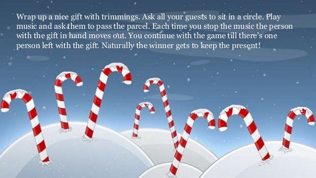 Christmas party games