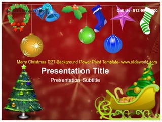 Christmas PPT Background Powerpoint Template