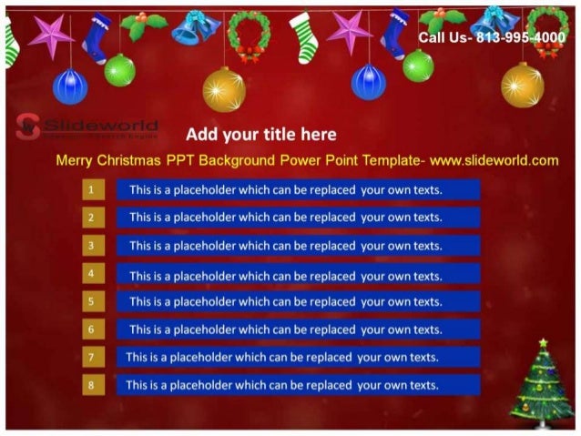Christmas PPT Background Powerpoint Template