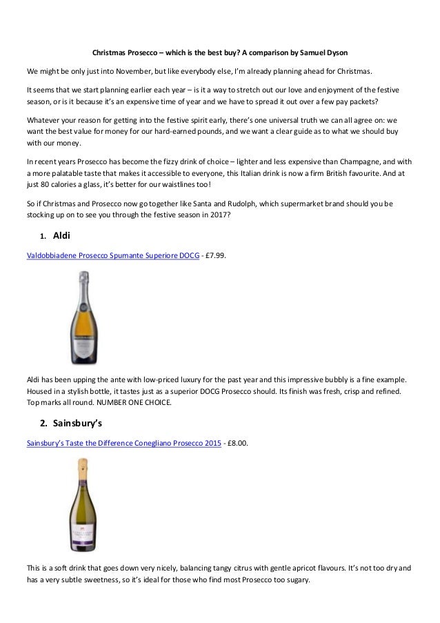 christmas prosecco which is the best buy a comparison by samuel dyson we might - Best Buy Hours Christmas Eve christmas prosecco which is the best buy a comparison by samuel dyson we might - Best Buy Hours Christmas Eve
