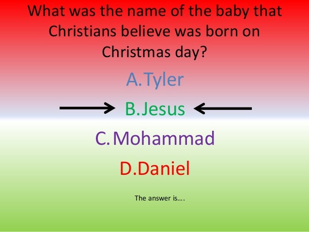 Christmas quiz
