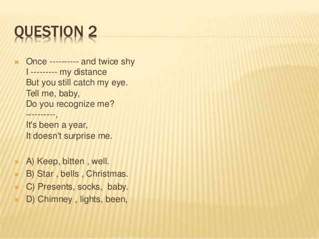Christmas quiz