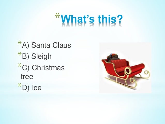 Christmas quiz