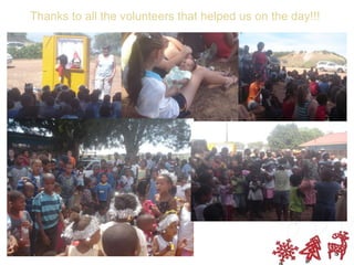 Thanks to all the volunteers that helped us on the day!!!   