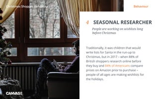 Eating and drinking / 1
4	 SEASONAL RESEARCHER
	 People are working on wishlists long
before Christmas
Traditionally, it w...