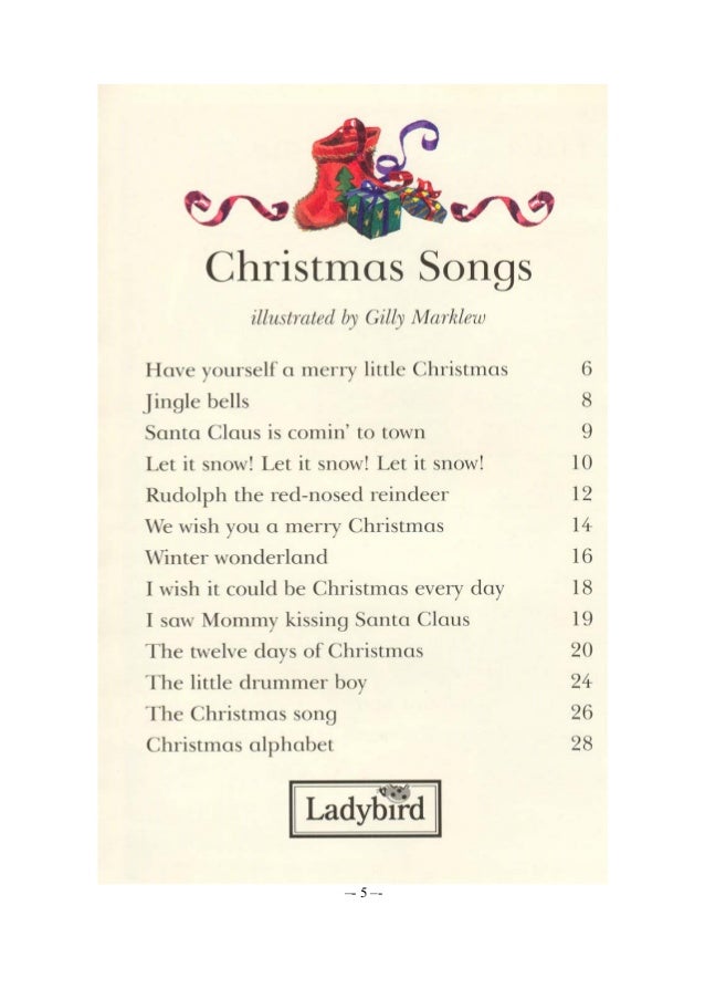 Christmas songs book and cd