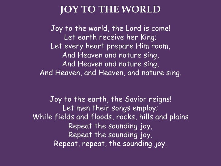 christmas songs by miss gloria diuco joy to the world christmas lyrics