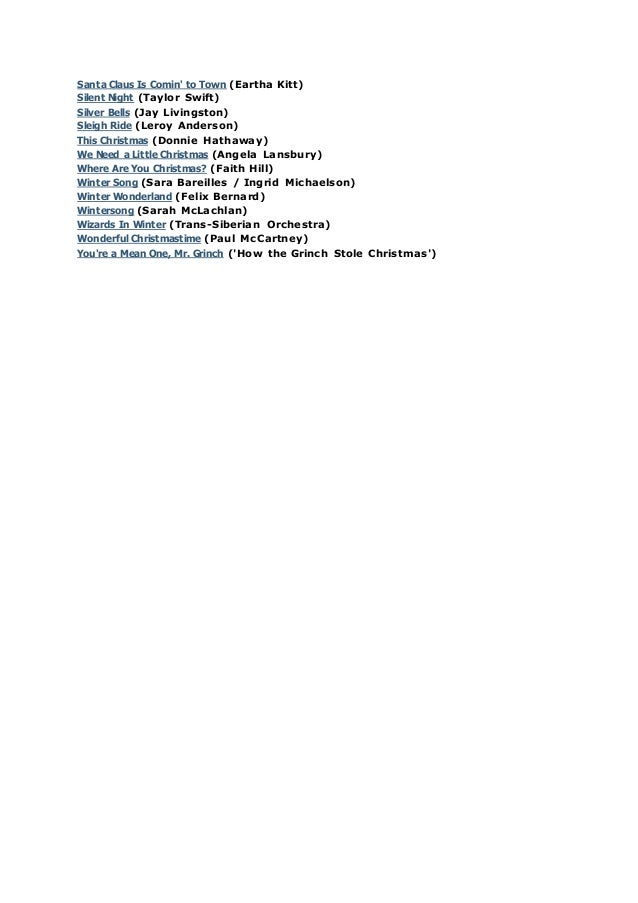 Download Christmas Songs Chords