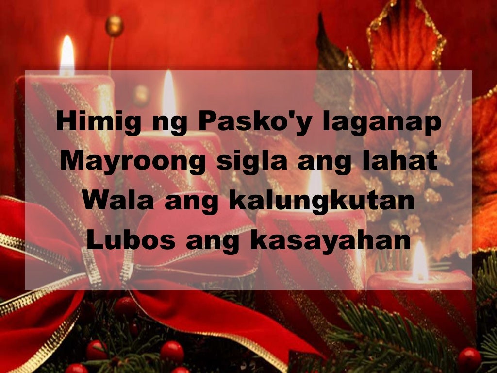 Christmas Songs Tagalog Compilation