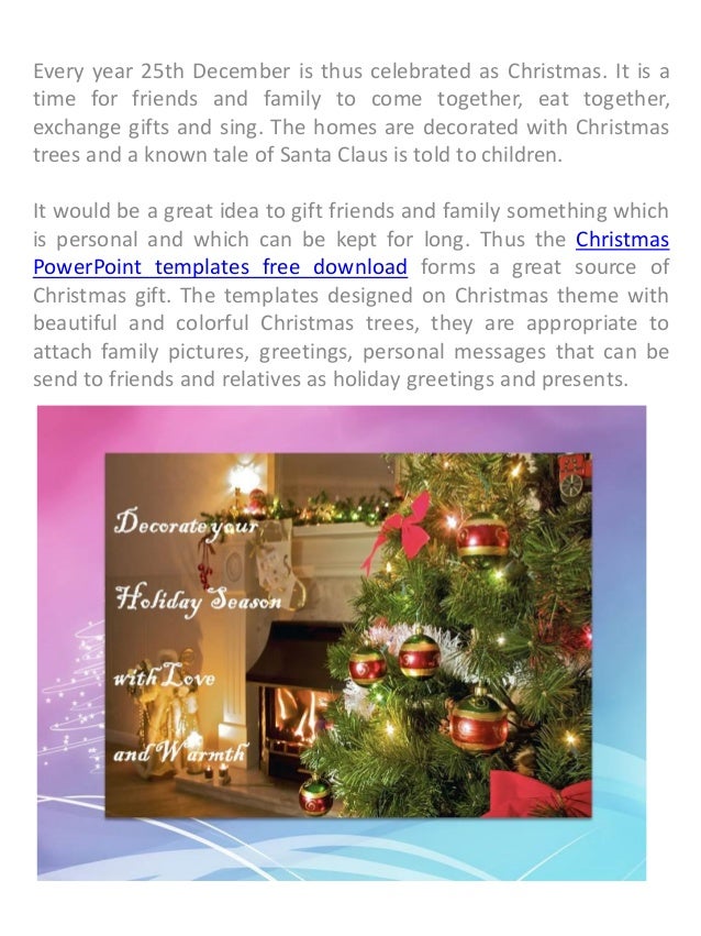 Christmas time for celebration and fun