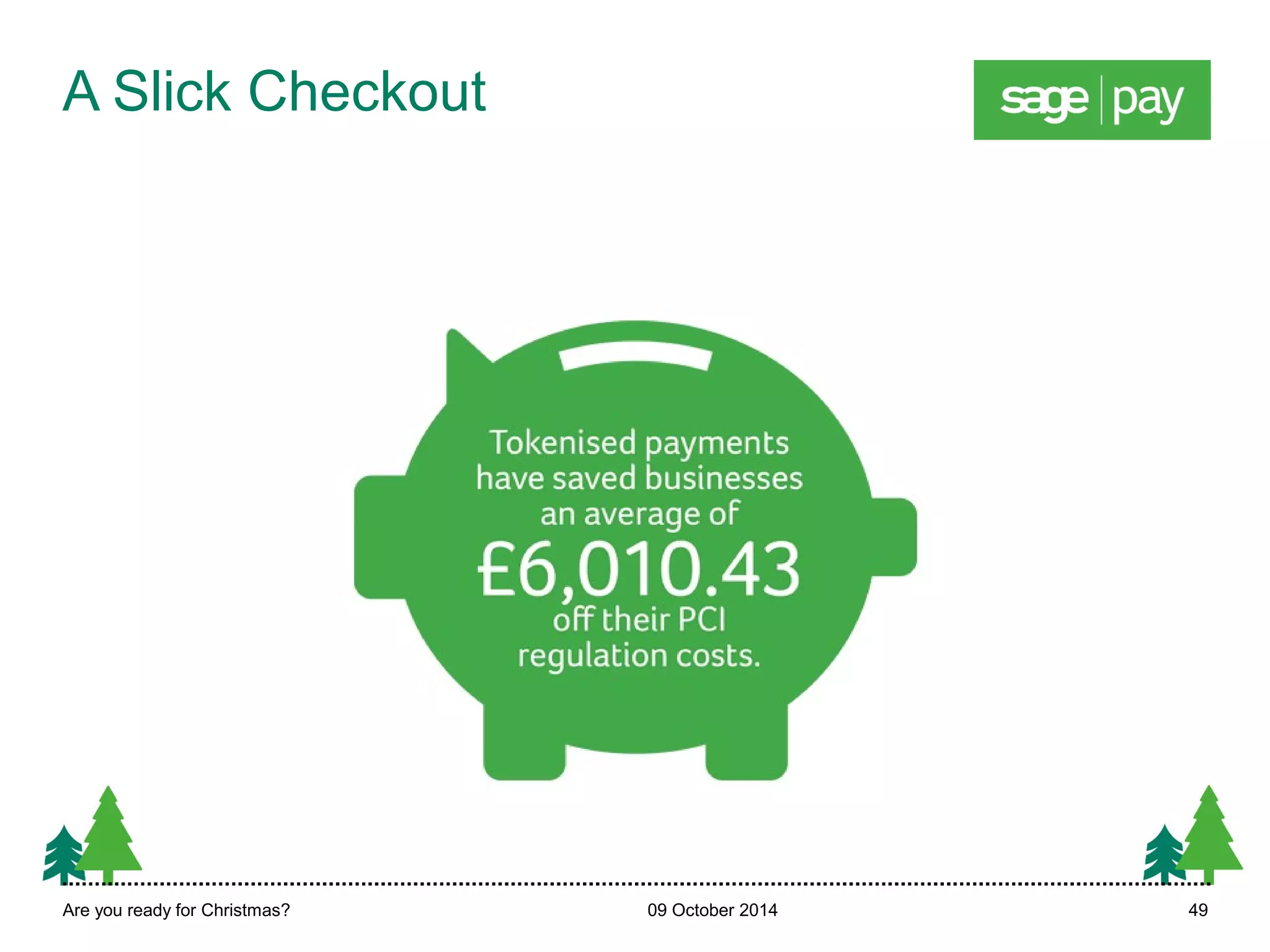 A Slick Checkout 
Are you ready for Christmas? 09 October 2014 49 
 
