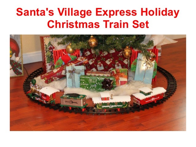 holiday santa express train set