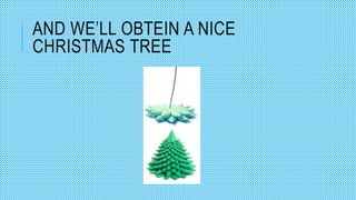 AND WE’LL OBTEIN A NICE
CHRISTMAS TREE
 