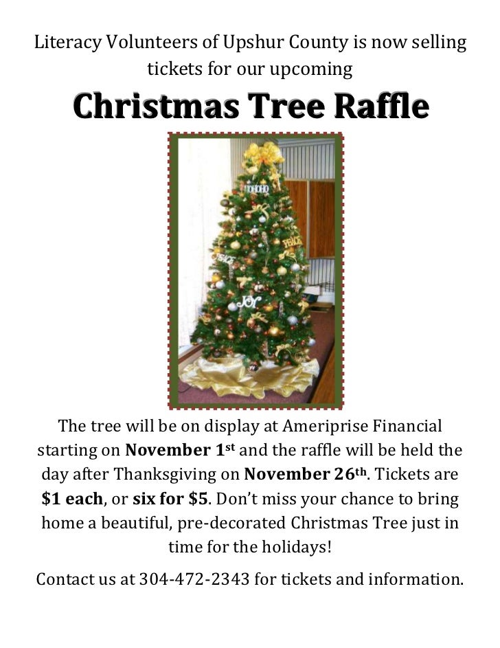 christmas tree flyer