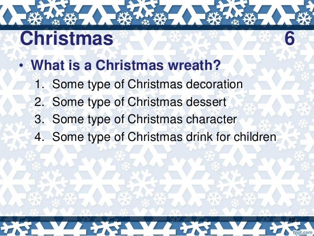 Christmas trivia 2017