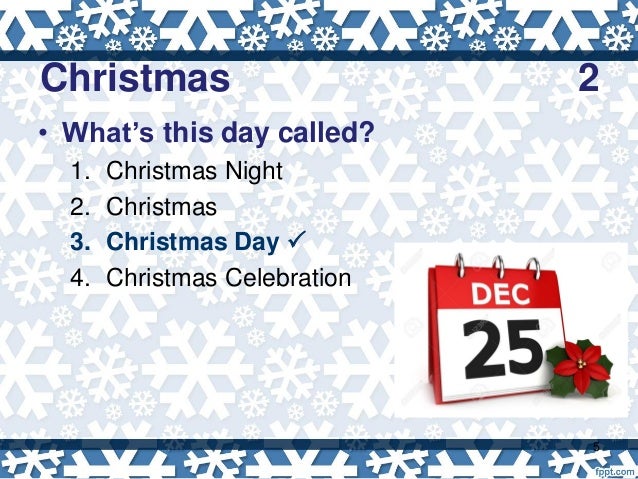 Christmas trivia 2017