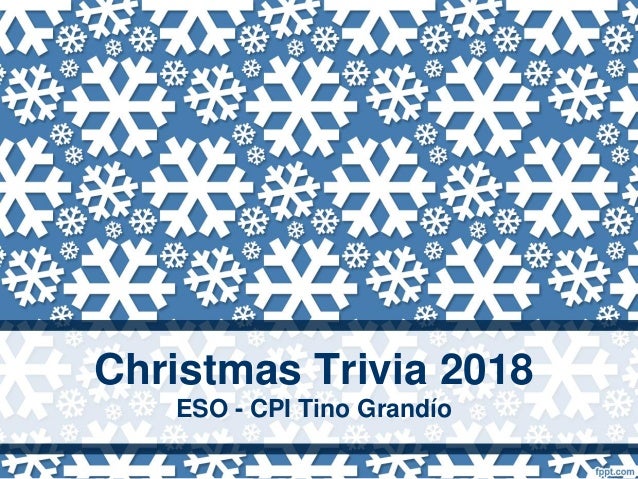 Christmas Trivia Game