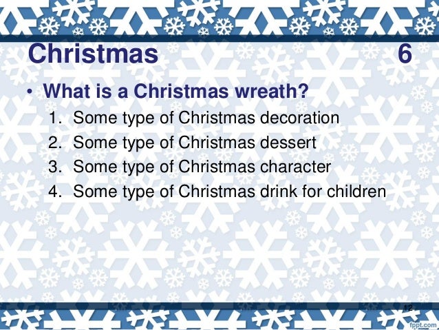 Christmas Trivia Game