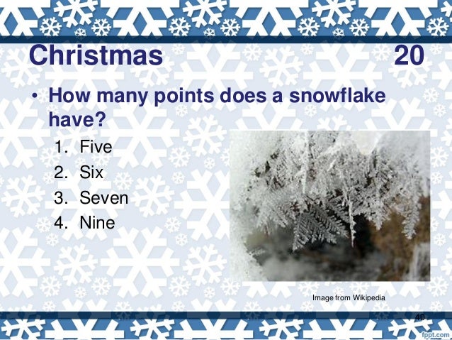 Christmas Trivia Game