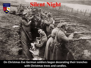 There was also a general observances of a Christmas Truce
on the Eastern Front
 