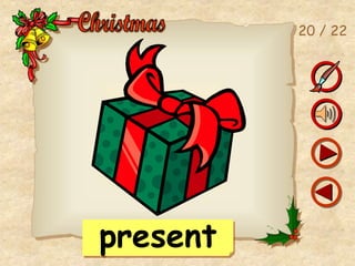 Christmas vocabulary game