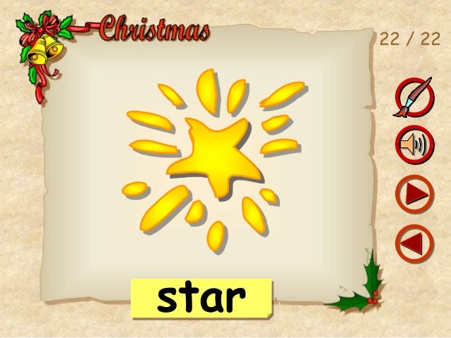 Christmas vocabulary game