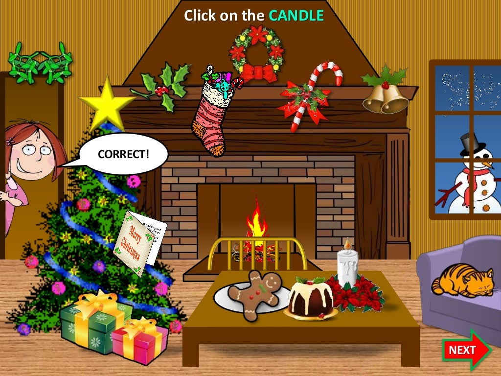 Christmas vocabulary game
