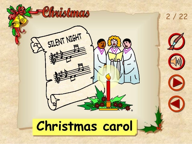Christmas vocabulary game