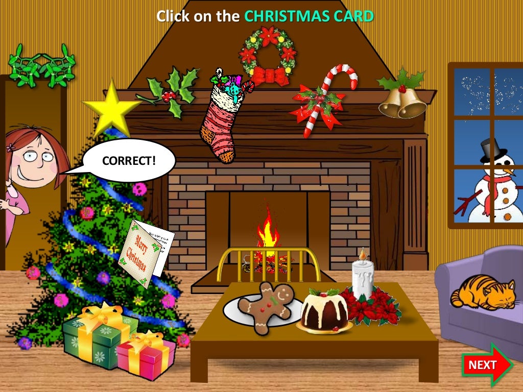 Christmas vocabulary game