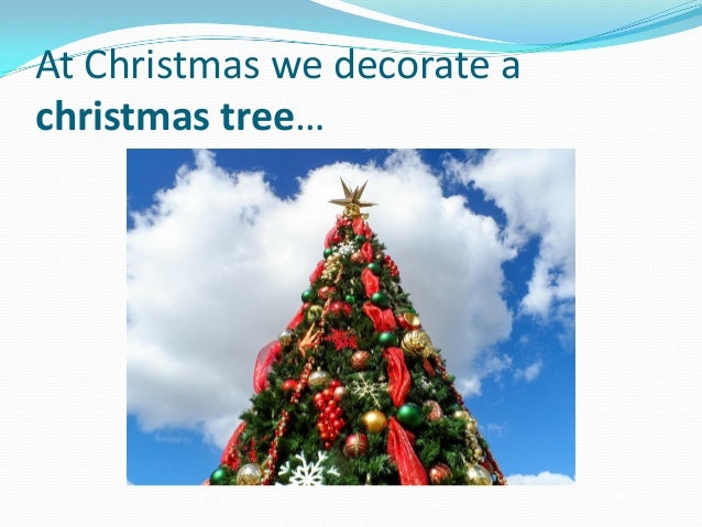 Christmas vocabulary presentation