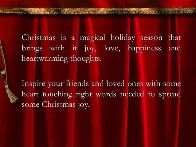 Christmas wishes and greetings