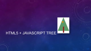 Christmas Trees Made with HTML CSS and JS | PPTX