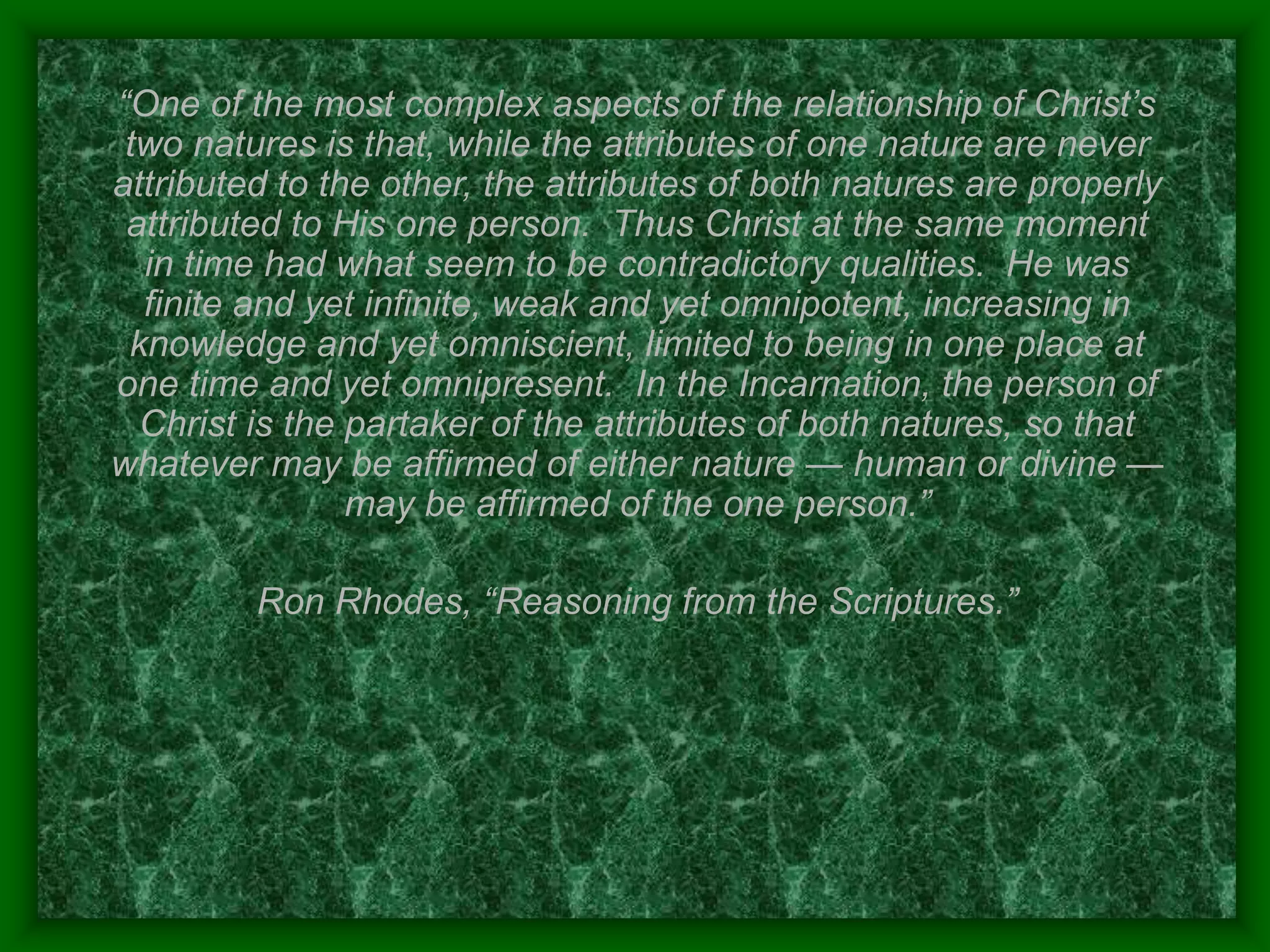 Christology: Who is Jesus Christ | PPT