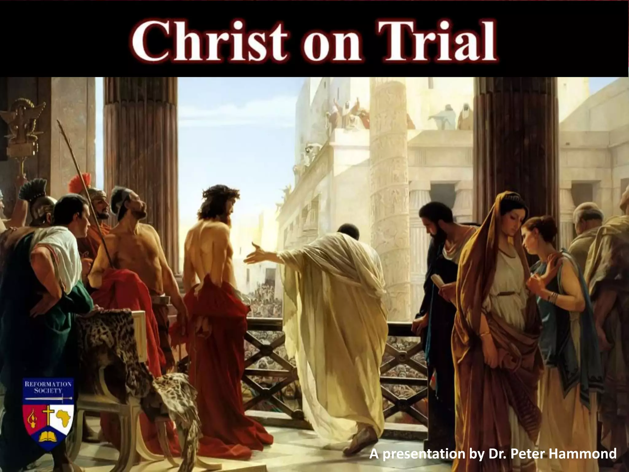 A presentation by Dr. Peter Hammond
 