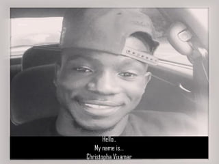 Define your root:Hello.. 
My name is… 
Christopha Vixamar 
Hello.. 
My name is… 
Christopha Vixamar 
My picture  