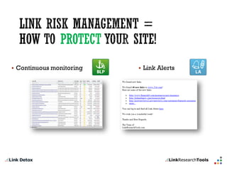 PROTECT 
Continuousmonitoring 
Link Alerts  