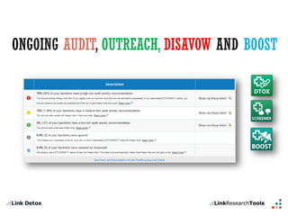 AUDITOUTREACH, DISAVOW BOOST  