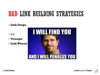 BAD 
Link Swaps 
1:1 
Triangle 
Link Wheels  