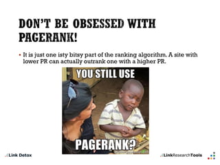 It is just one istybitsy part of the ranking algorithm. A site with lower PR can actually outrank one with a higher PR.  