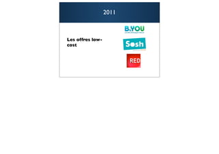 2011



Les offres low-
cost




                         19
 