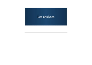 Les analyses



               85
 