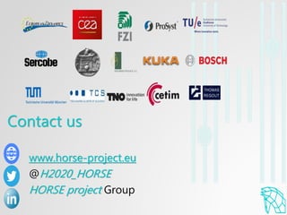 Contact us
www.horse-project.eu
@H2020_HORSE
HORSE project Group
 