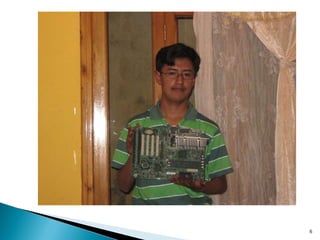 En el interior de una computadora