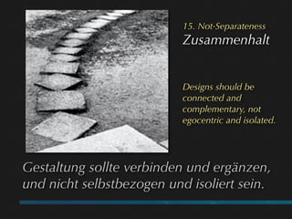 Christopher Alexander: Elements Of Style